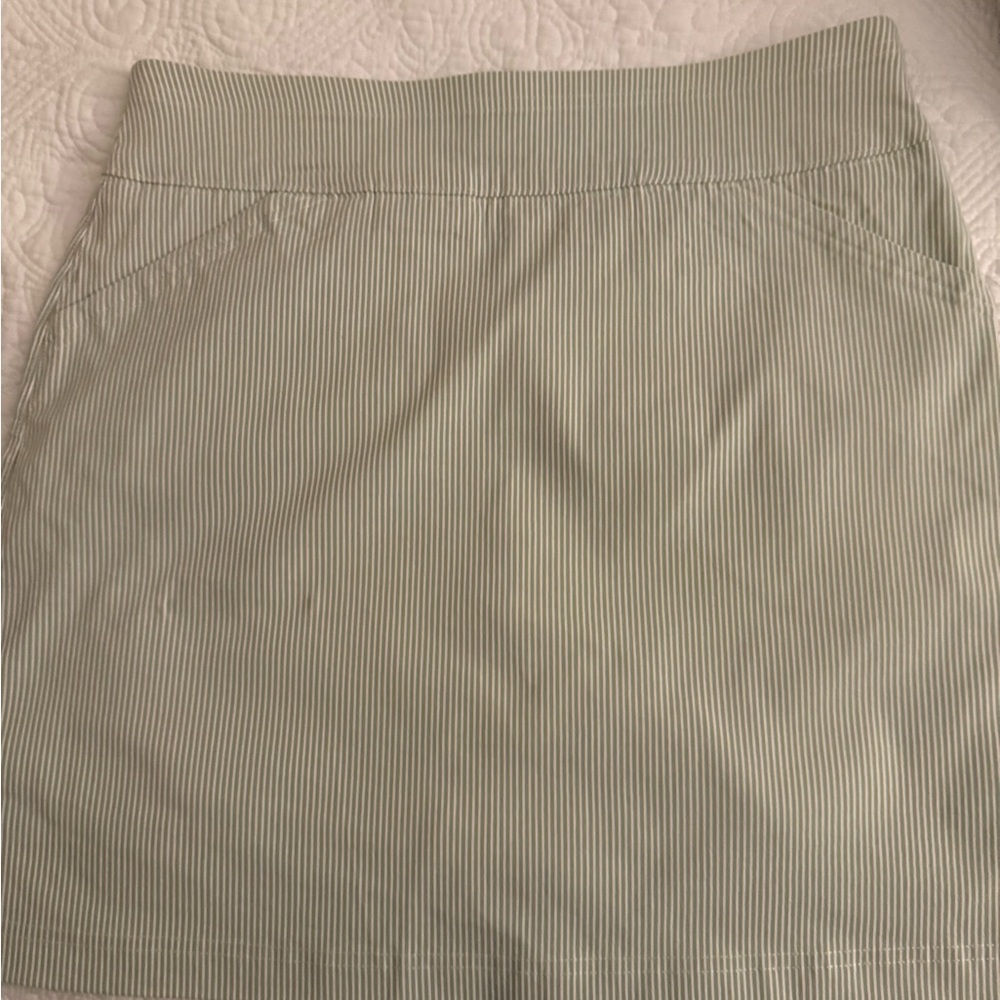 Striped Green Skort